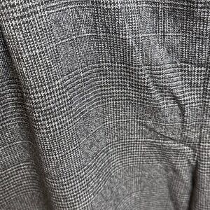 Wide Leg Glenn Check Plaid Work Pants